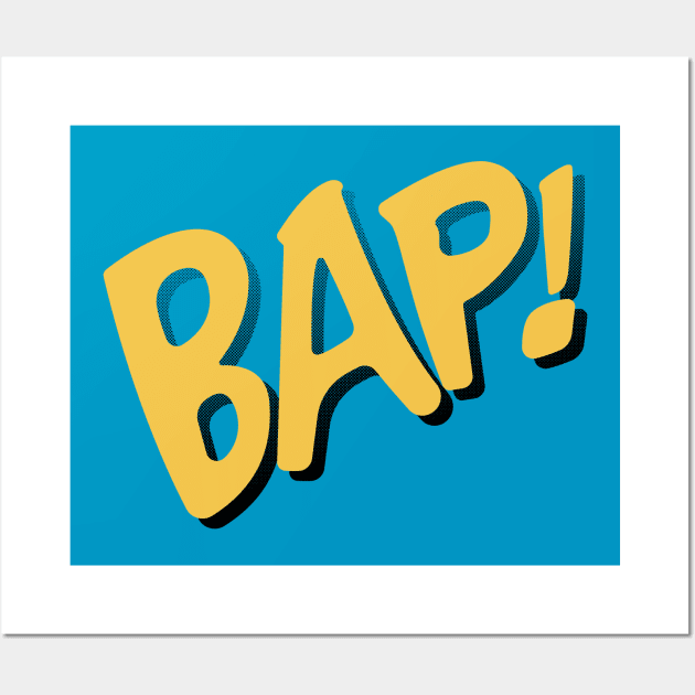 BAP! Fighting Sounds Wall Art by deancoledesign